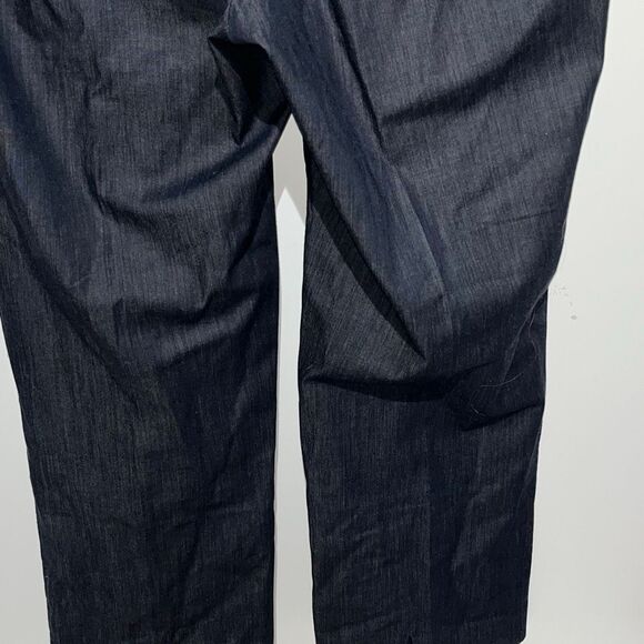 Ann Taylor Loft Women's Gray Julie Chambray Cotton Blend Trouser Pants Size 8 - Picture 6 of 10